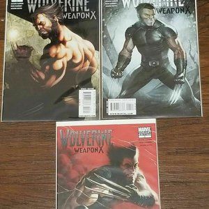Wolverine Weapon X  2, 3, 4 Marvel Comic Print 1